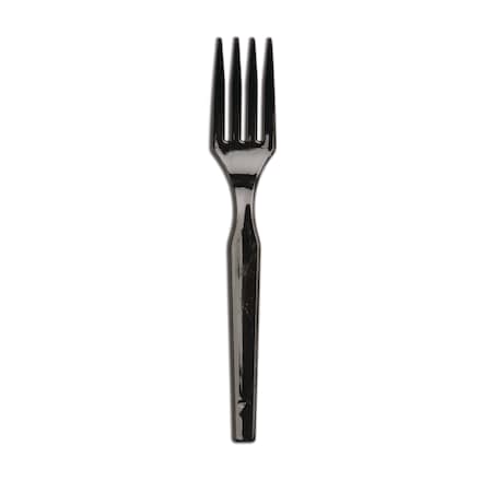 D & W Fine Pack Legion Heavy Weight Black Ebony Fork, PK1000